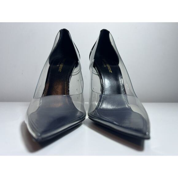 YSL Yves Saint Laurent Opyum Pumps Pointy Toe Shoes Size EU 40 - Picture 6 of 11